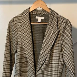 Houndstooth blazer